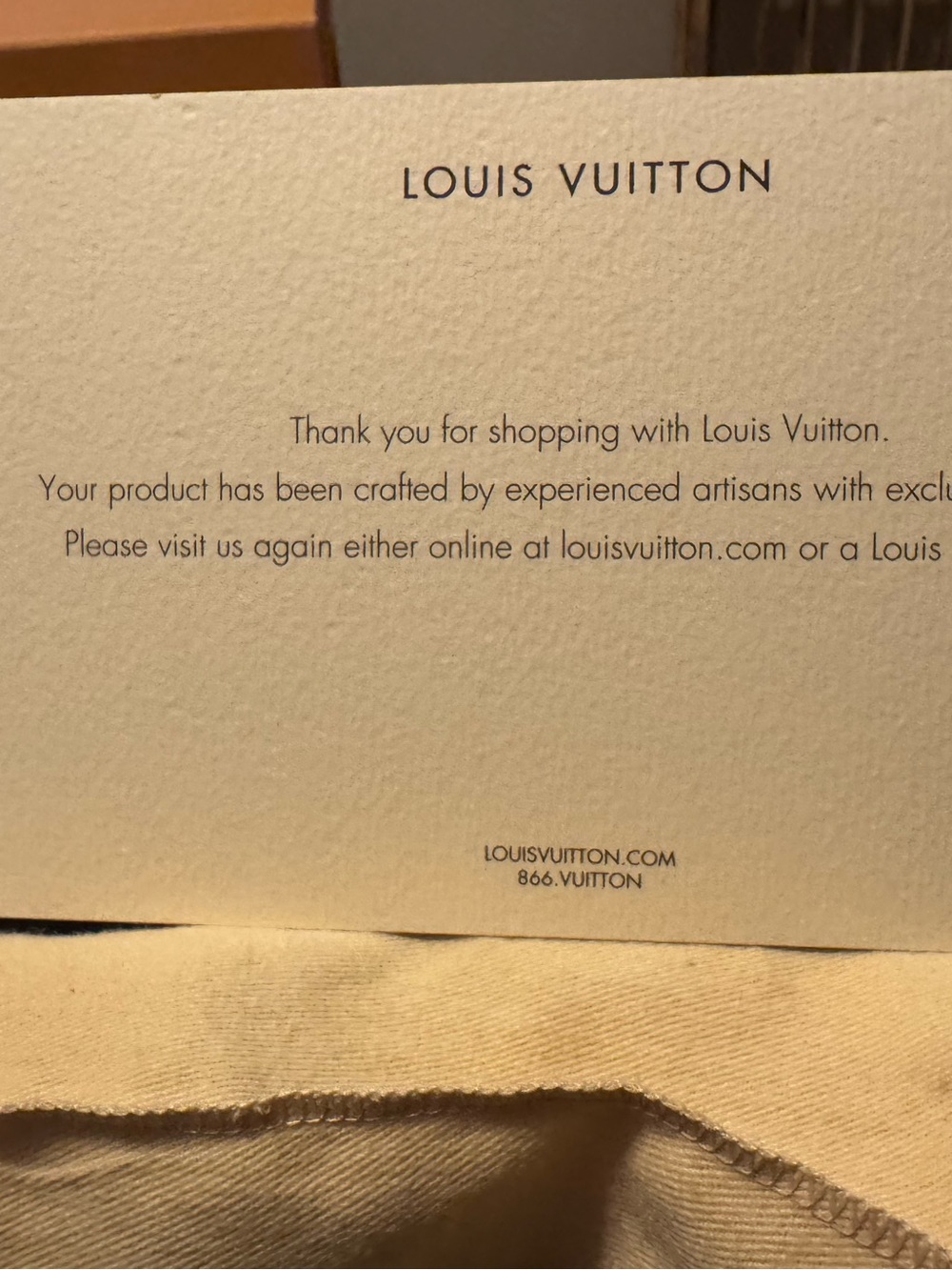 Louis Vuitton Checkered Canvas Tote with Tan Straps - Picture 10 of 11